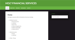 Desktop Screenshot of holtfinancialservices.com