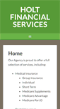 Mobile Screenshot of holtfinancialservices.com